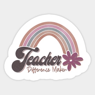 Teacher difference maker Sticker